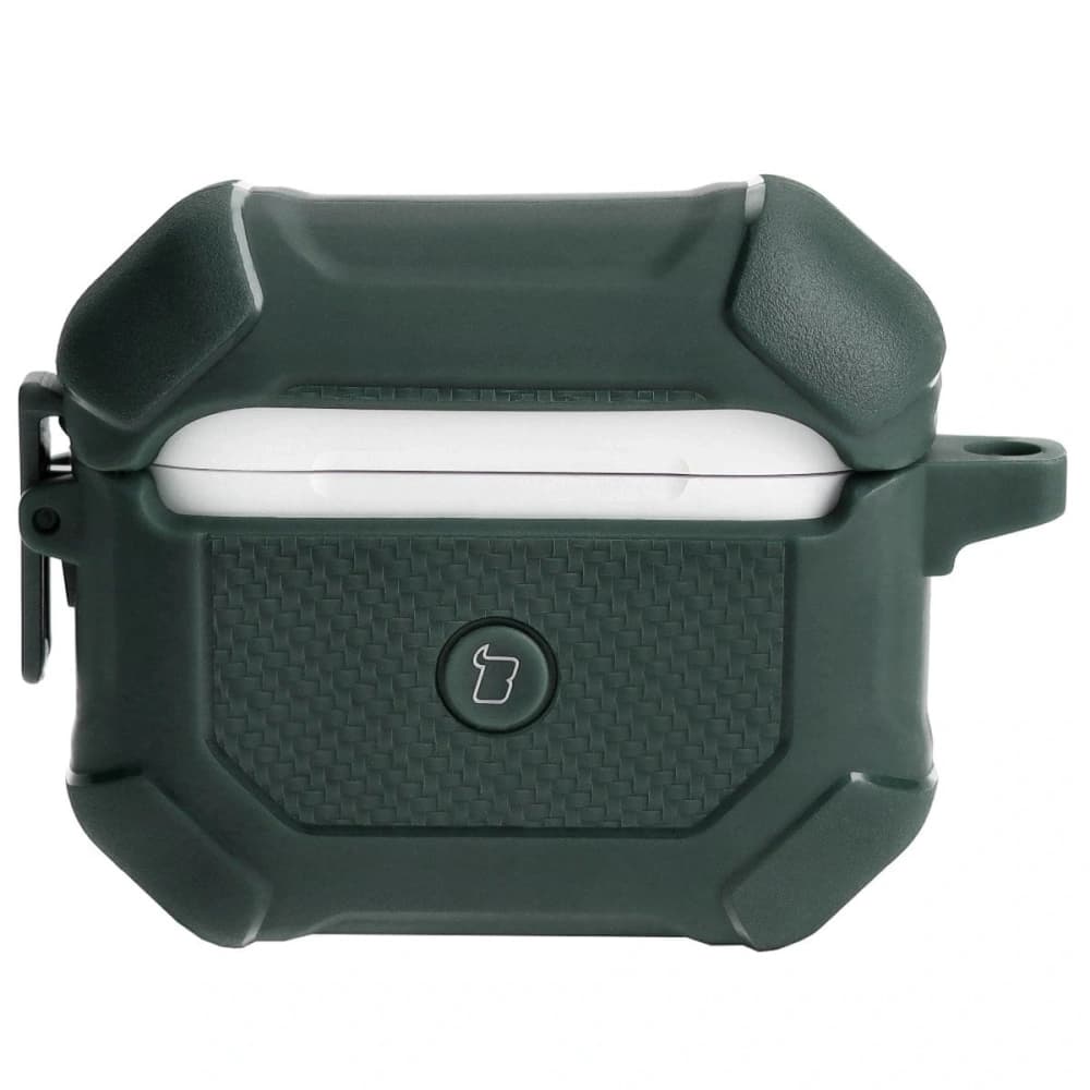 Bizon Case Kopfhörer Rüstung Apple Airpods 3 dunkelgrün - 2