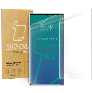 Folia hydrożelowa na ekran Bizon Glass Hydrogel Front do Samsung Galaxy S24 Ultra [2 PACK]