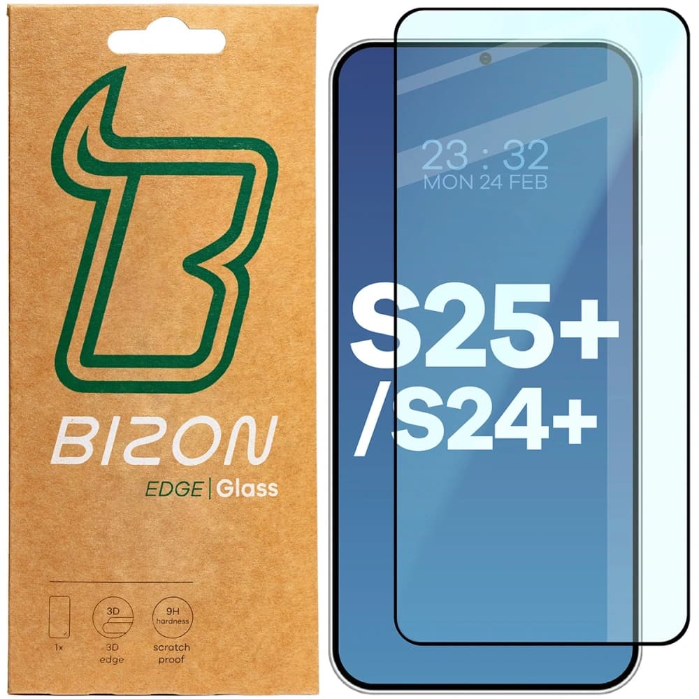 Bizon Glass Edge 2 Samsung Galaxy S25 Plus / S24 Plus - 1