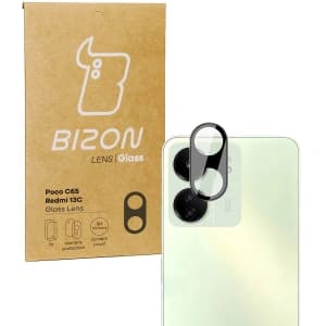 Szkło na aparat Bizon Glass Lens do Redmi 13C/Poco C65 [2 PACK]
