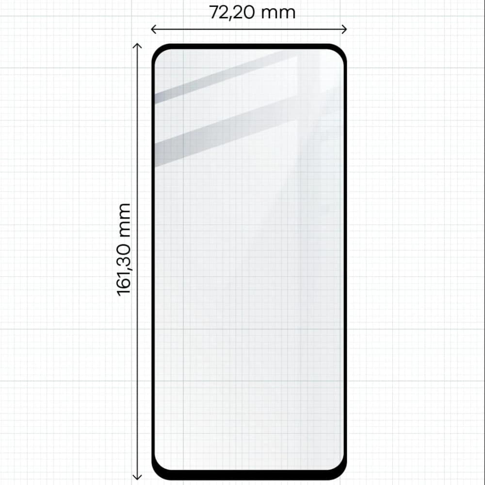 Bizon Glass Edge 2 Oppo A79 5G black - 2