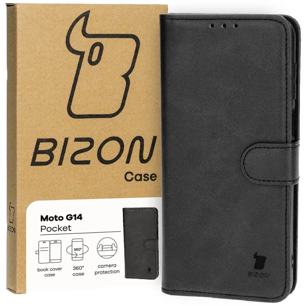 Bizon Case Pocket Motorola Moto G14 black - 1
