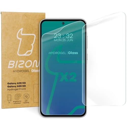 Bizon Glass Hydrogel Front Samsung Galaxy A35 / A55 5G [2 PACK]