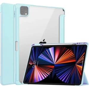 Bizon Case Tab Clear Matt Apple iPad Pro 12.9 2022/2021/2020/2018 blue