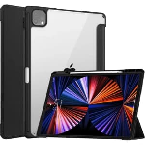 Bizon Case Tab Clear Matt Apple iPad Pro 12.9 2022/2021/2018 black
