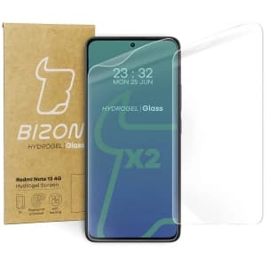 Bizon Glas Hydrogel Front Redmi Note 13 4G [2 PACK]