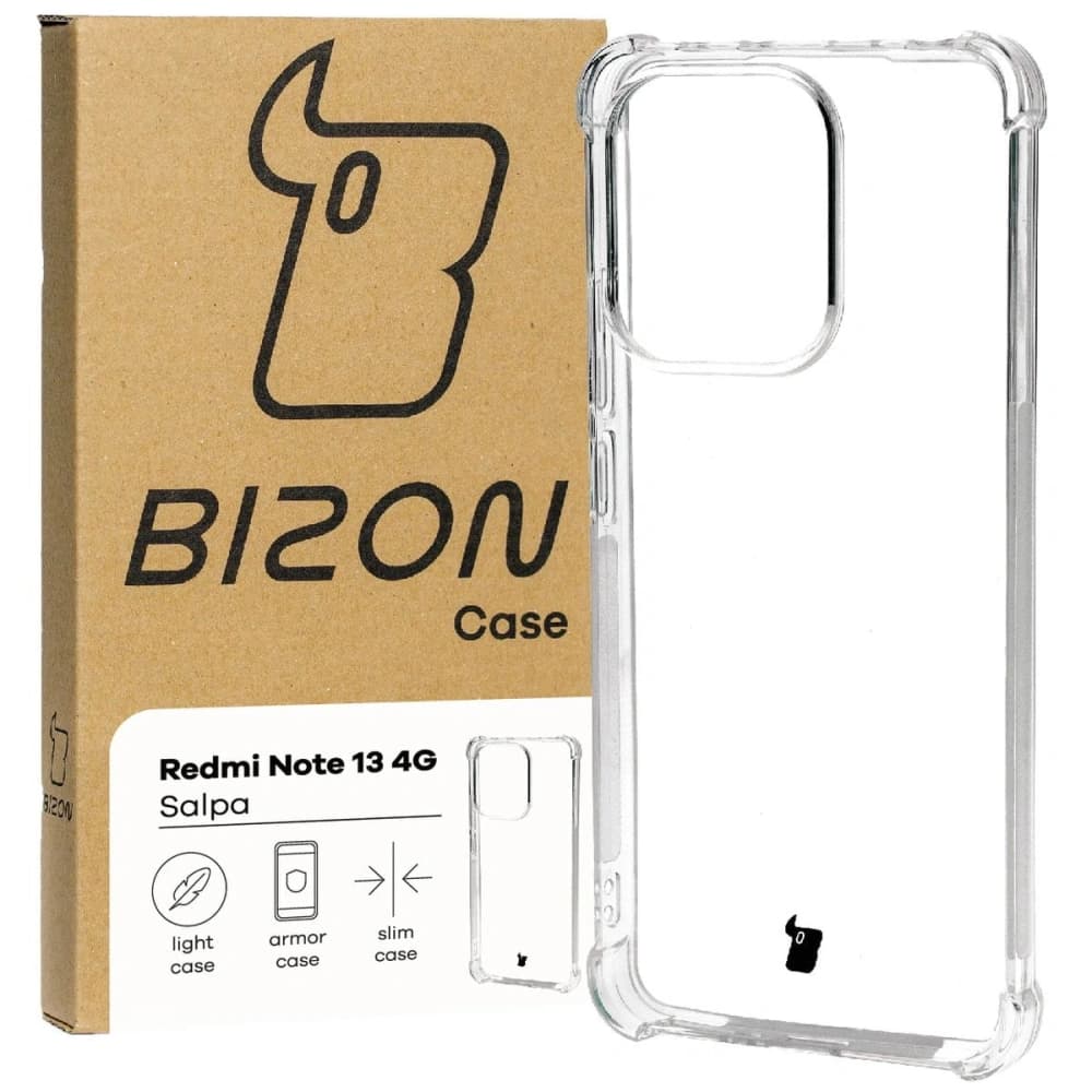 Bizon Case Salpa Xiaomi Redmi Note 13 4G klar - 1