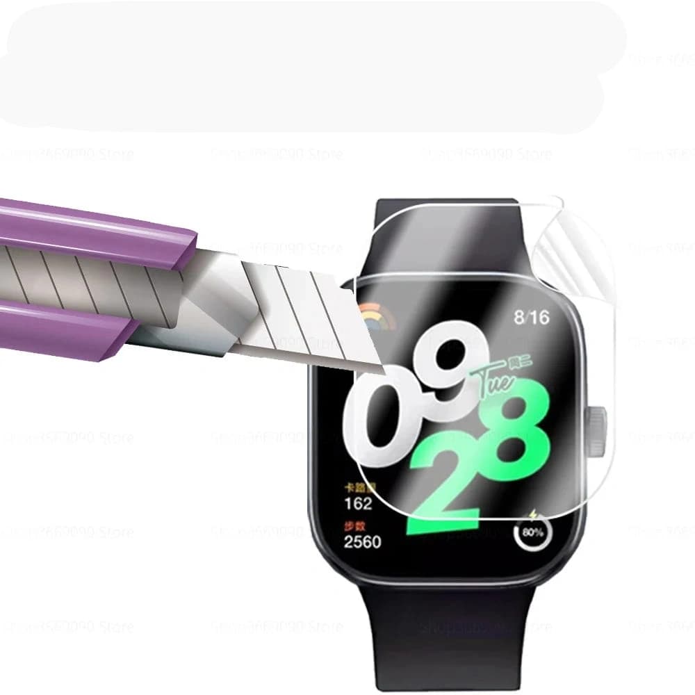 Bizon Glass Watch Hydrogel Redmi Watch 4 [2 PACK] - 4