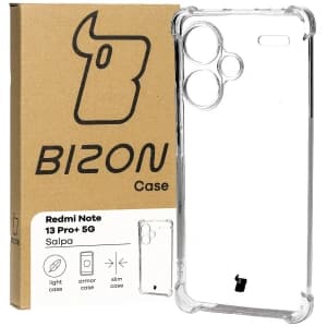 Bizon Case Salpa Xiaomi Redmi Note 13 Pro+ 5G clear