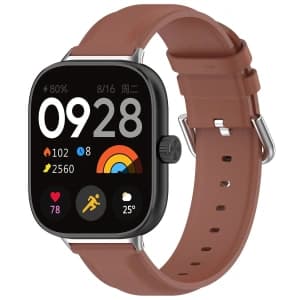 Bizon Armbanduhr Casual Redmi Watch 4 / Xiaomi Smart Band 9 Pro / 8 Pro braun