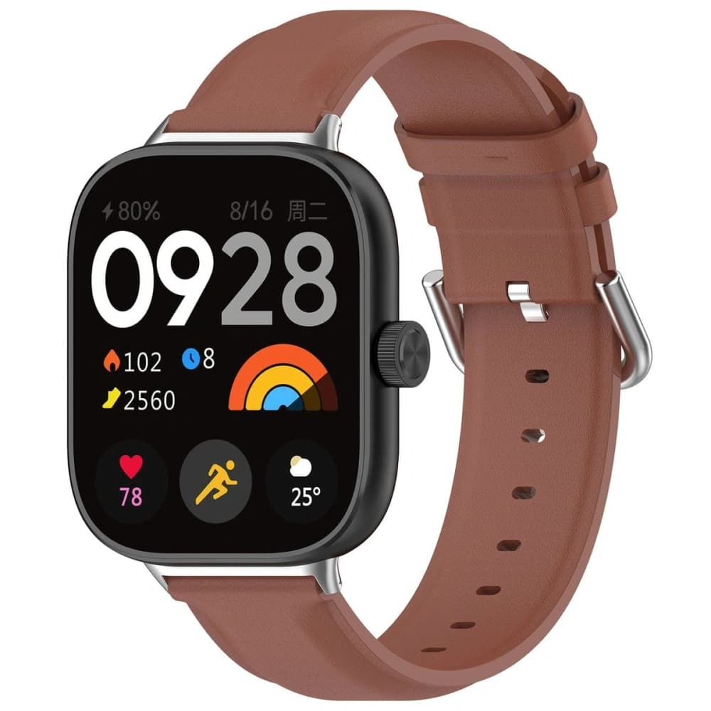 Bizon Armbanduhr Casual Redmi Watch 4 / Xiaomi Smart Band 9 Pro / 8 Pro braun - 1