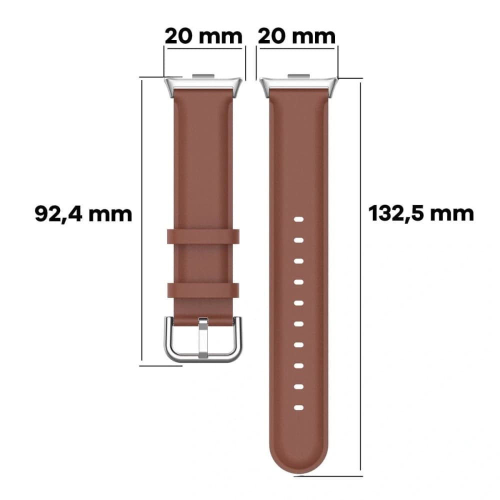 Bizon Armbanduhr Casual Redmi Watch 4 / Xiaomi Smart Band 9 Pro / 8 Pro braun - 2