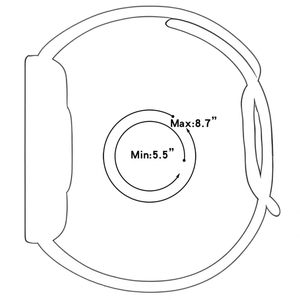 Bizon Strap Uhr Octo Redmi Uhr 4 / Xiaomi Smart Band 9 Pro / 8 Pro schwarz-rot - 6