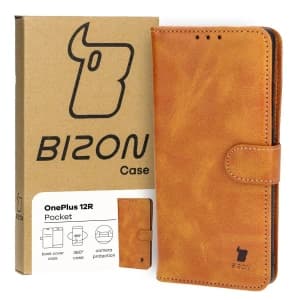 Bizon Case Pocket OnePlus 12R brown