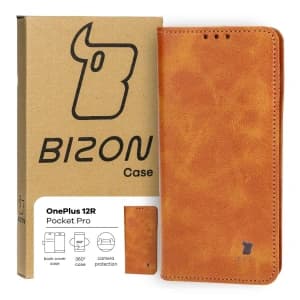 Bizon Case Pocket Pro OnePlus 12R brown
