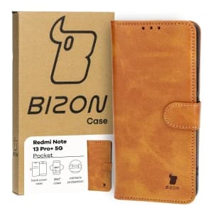 Bizon Case Pocket Xiaomi Redmi Note 13 Pro+ 5G brown