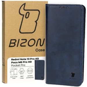 Bizon Case Pocket Pro Xiaomi Poco M4 Pro 5G / Xiaomi Redmi Note 11s 5G tengerészkék