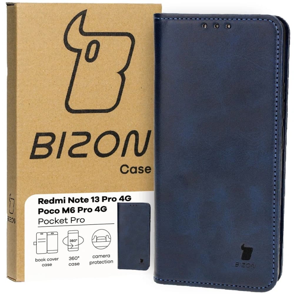 Bizon Case Pocket Pro Xiaomi Poco M4 Pro 5G / Xiaomi Redmi Note 11s 5G albastru marin - 1