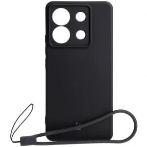 Bizon Case Silicone Sq Xiaomi Poco X6 / Xiaomi Redmi Note 13 Pro 5G black