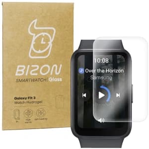 Bizon Glass Watch Hydrogel Samsung Galaxy Fit 3 [2 PACK]
