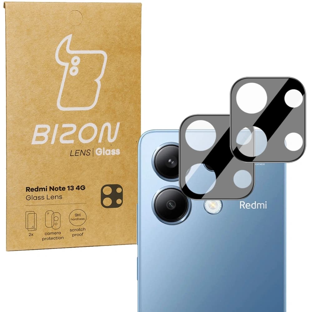 Bizon-Glaslinse Xiaomi Redmi Note 13 4G [2 PACK] - 1
