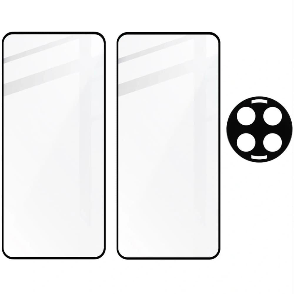 BIZON Edge 3D 2x screen glass + camera glass OnePlus 12R - 5