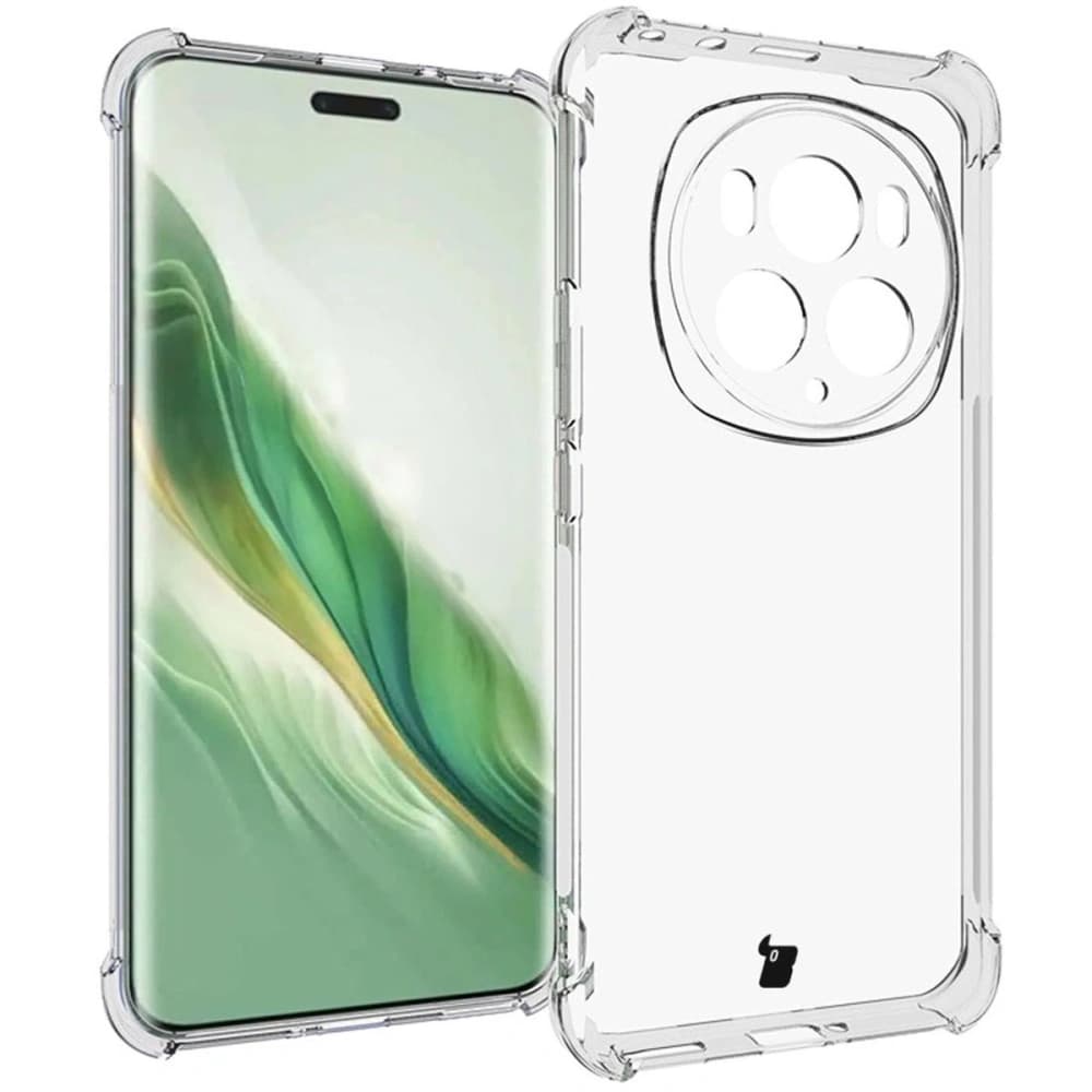 Bizon Case Clear Pack Hülle + 2x Displayschutzfolie für Honor Magic6 Pro klar - 3