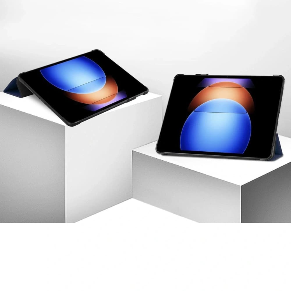 Etui Bizon Case Tab Croc do Xiaomi Pad 6S Pro granatowe - 2