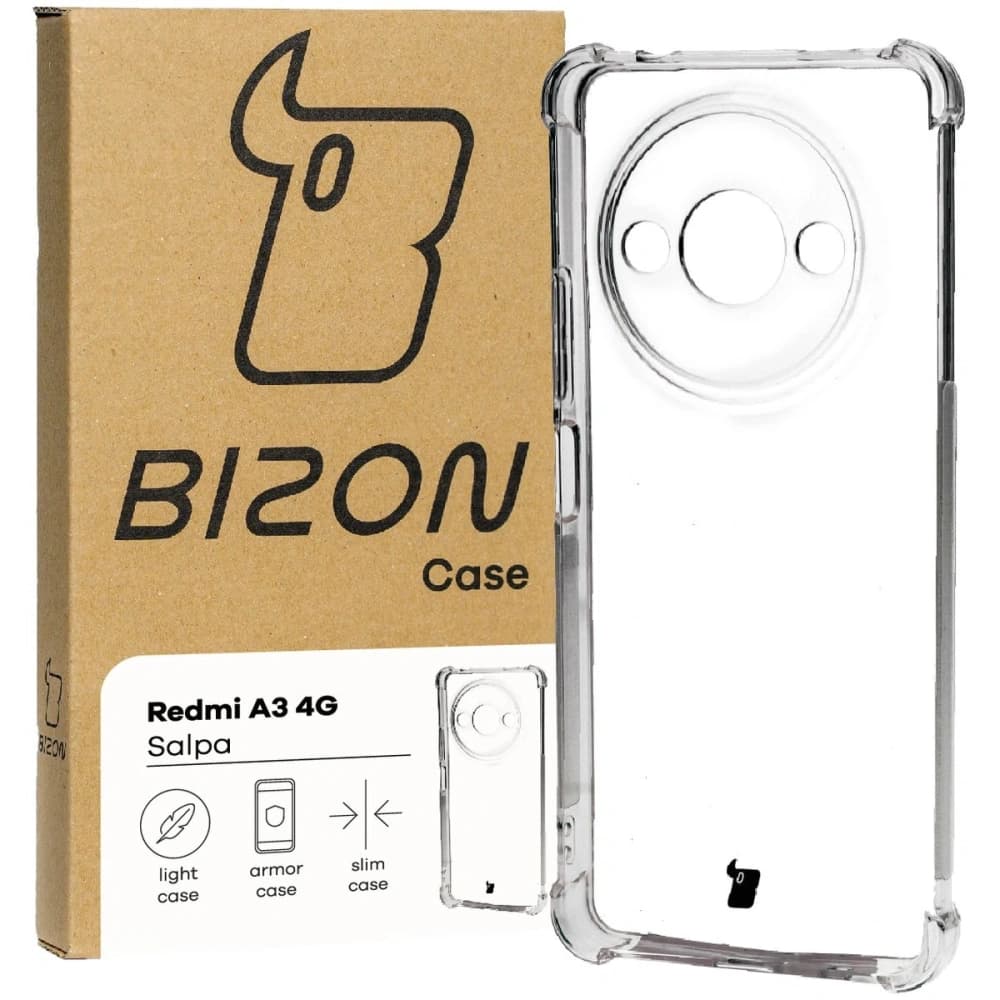 Bizon Case Salpa Xiaomi Redmi A3 4G klar - 1