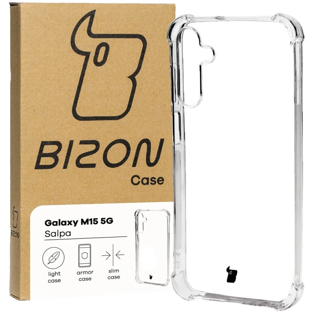 Bizon Case Salpa Samsung Galaxy M15 5G átlátszó - 1