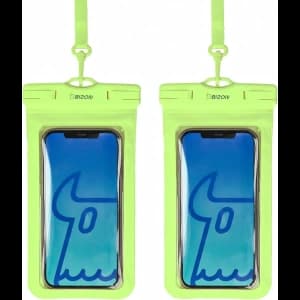 Waterproof case Bizon Case Hydrowrap [2 PACK] green