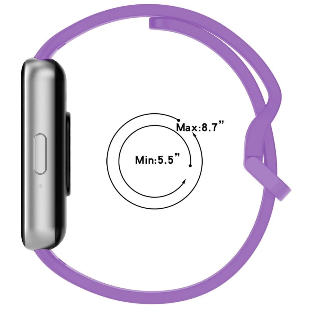 Bizon Strap Watch Silicone Samsung Galaxy Fit 3 purple - 5