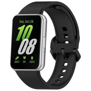 Bizon Strap Watch Silicone Samsung Galaxy Fit 3 black