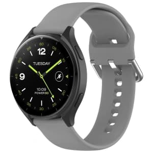Bizon Strap Watch Silicone Pro Xiaomi Watch 2 grey
