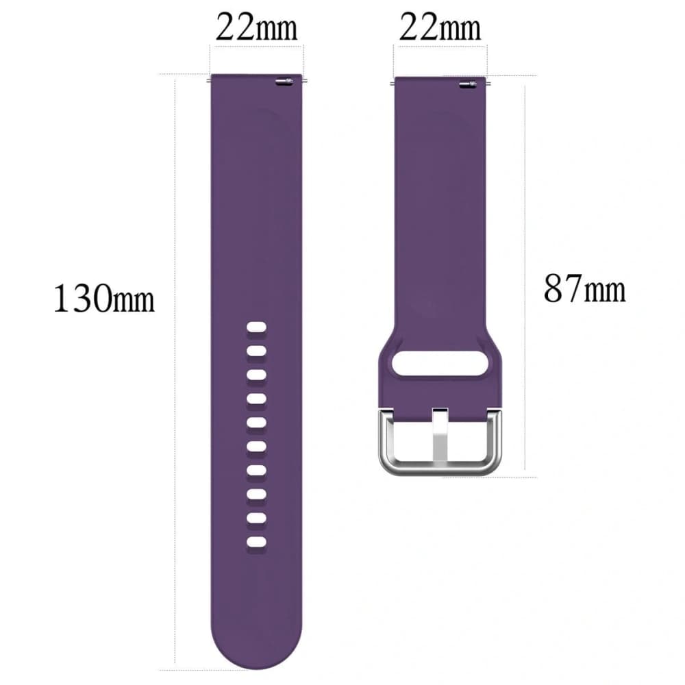 Bizon Strap-Uhr Silikon Pro Xiaomi Uhr 2 lila - 2