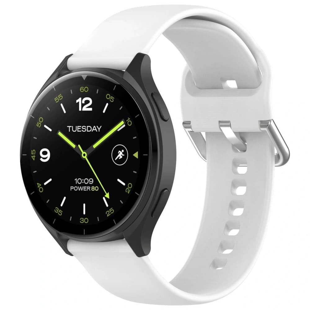 Bizon Strap Uhr Silikon Pro Xiaomi Uhr 2 weiß - 1