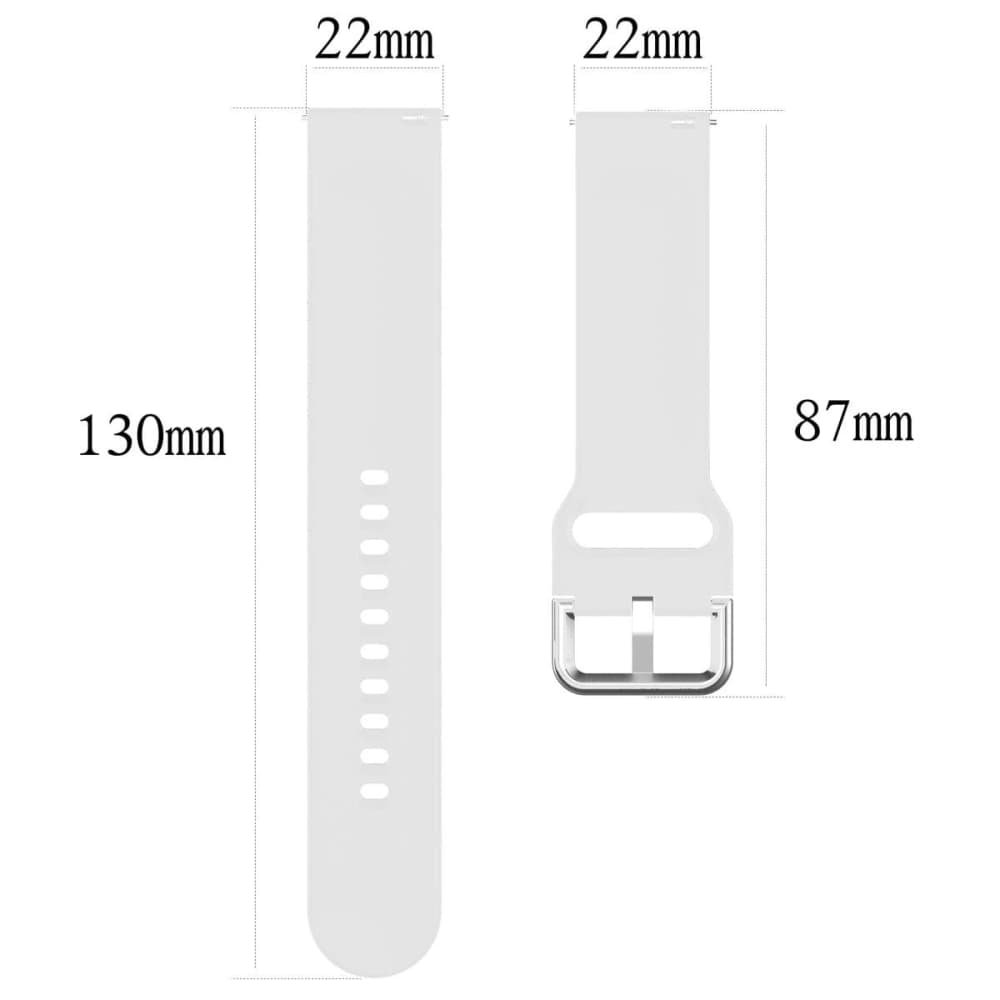 Bizon Strap Uhr Silikon Pro Xiaomi Uhr 2 weiß - 2