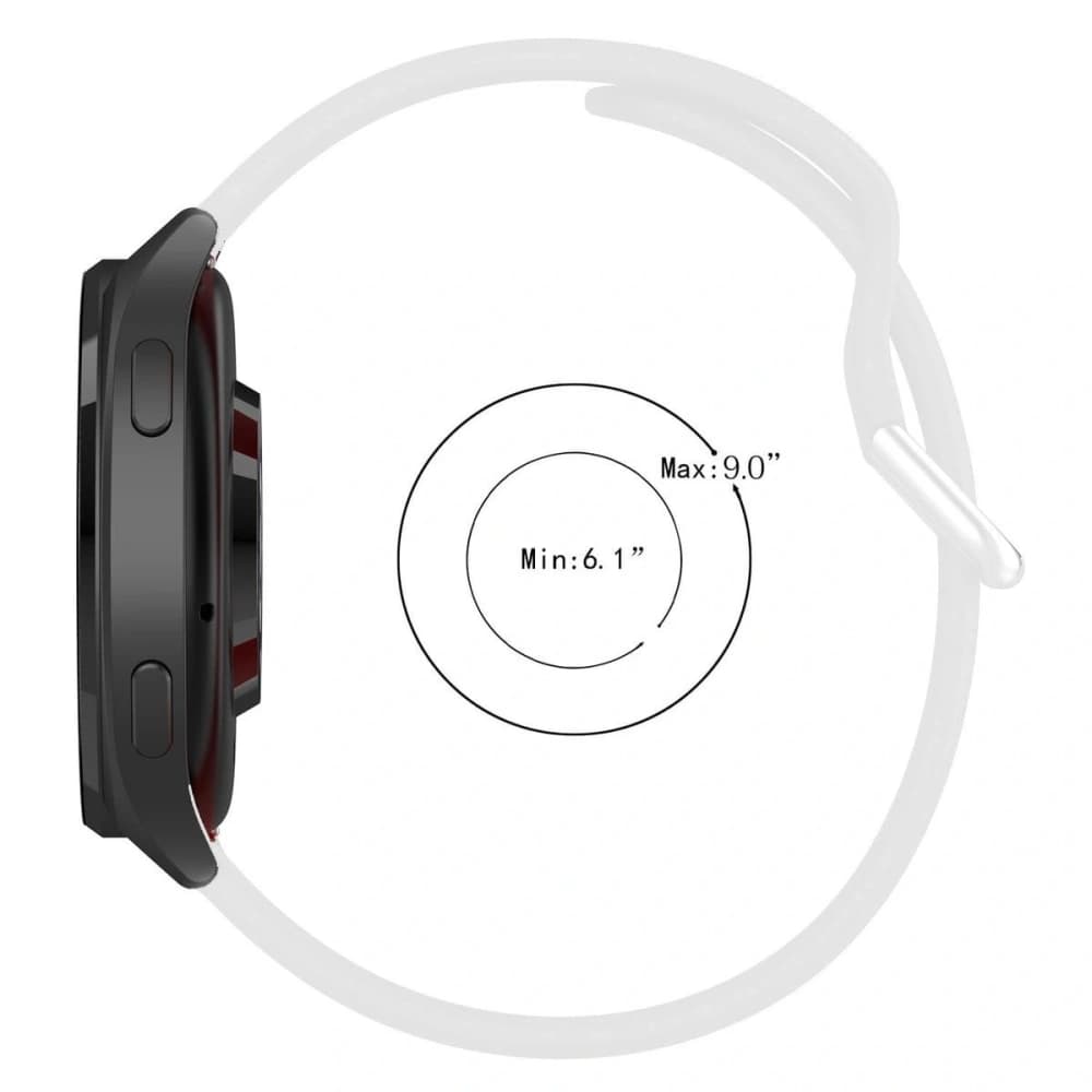 Bizon Strap Uhr Silikon Pro Xiaomi Uhr 2 weiß - 4