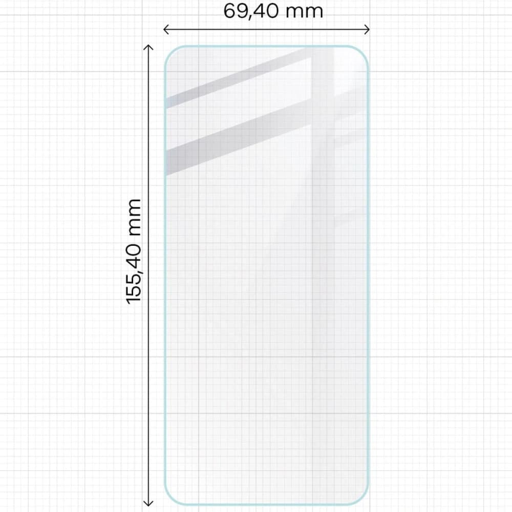Szkło hartowane Bizon Glass Clear 2 do Oppo Reno11 F 5G - 2