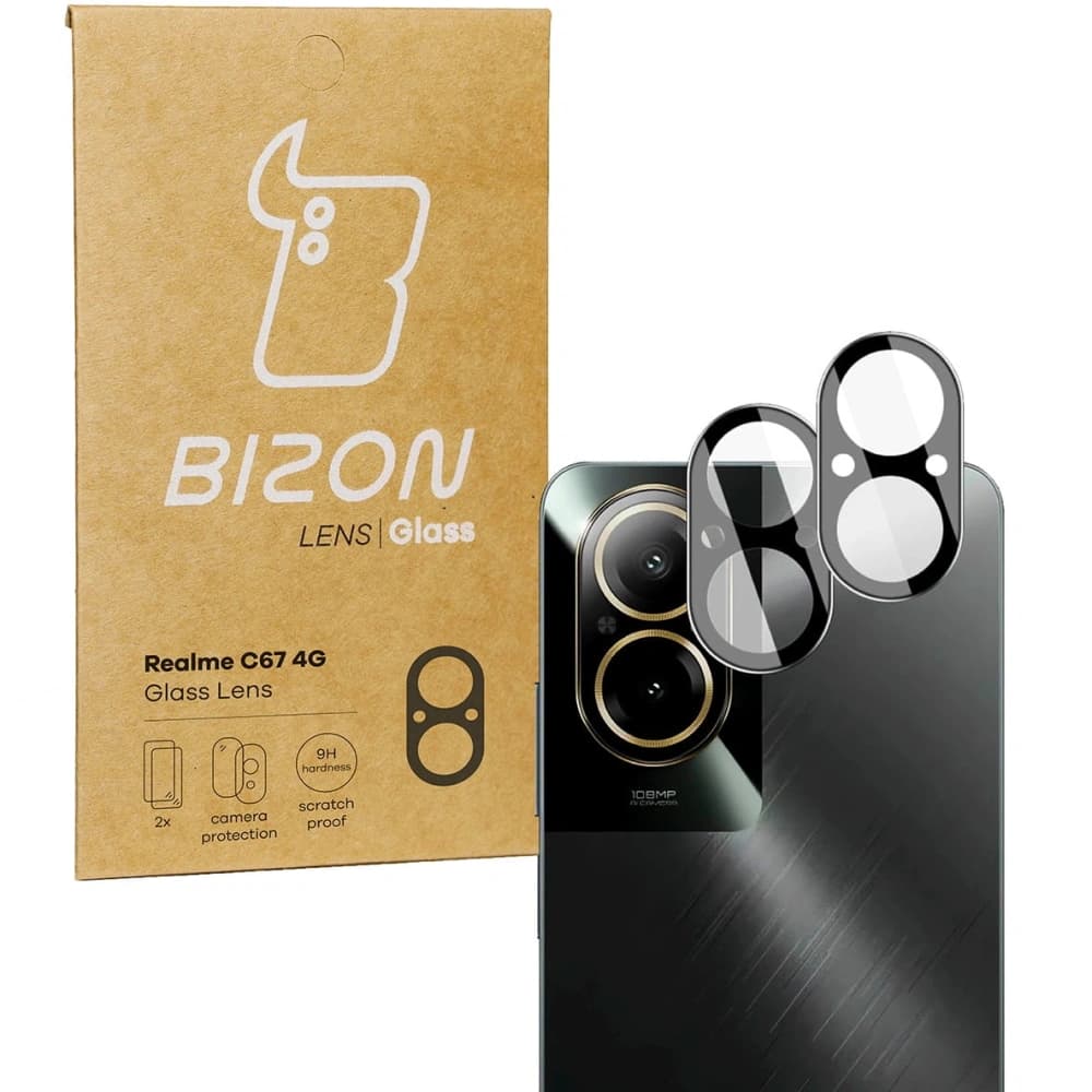 Bizon Glass Lens Realme C67 4G [2 PACK] - 1