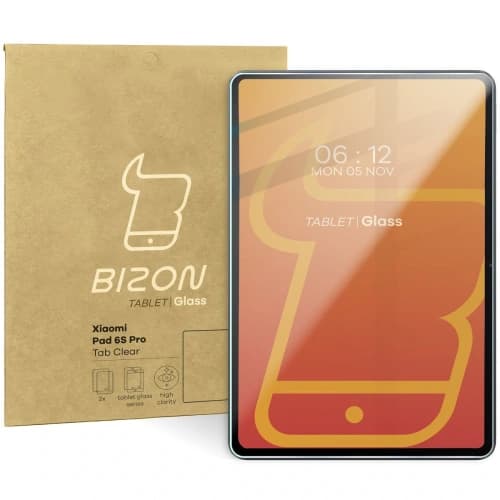 Bizon Glass Tab Clear Xiaomi Pad 6S Pro [2 PACK]