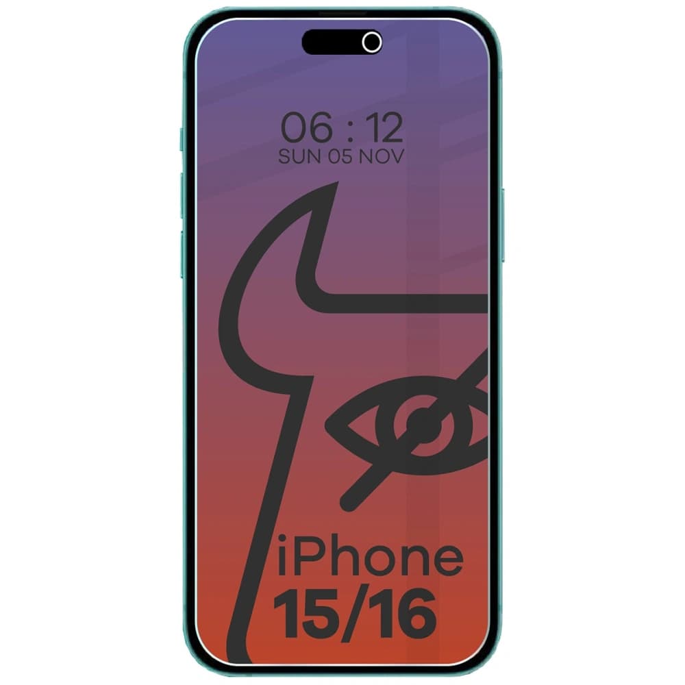 Bizon Glass Clear Shadow Apple iPhone 16/15/15 Pro tinted - 3