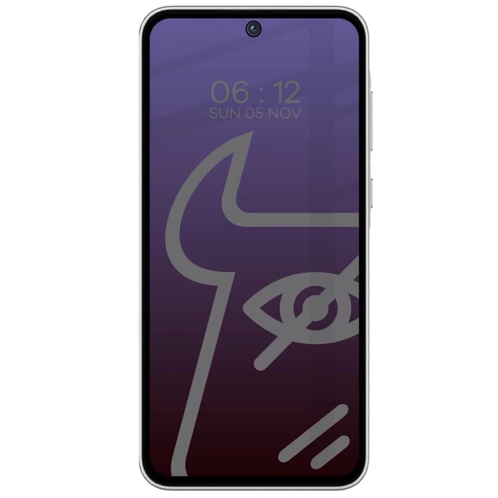 Bizon Glass Edge Shadow Samsung Galaxy A35 5G / A55 5G nuanțat cu un cadru negru - 3