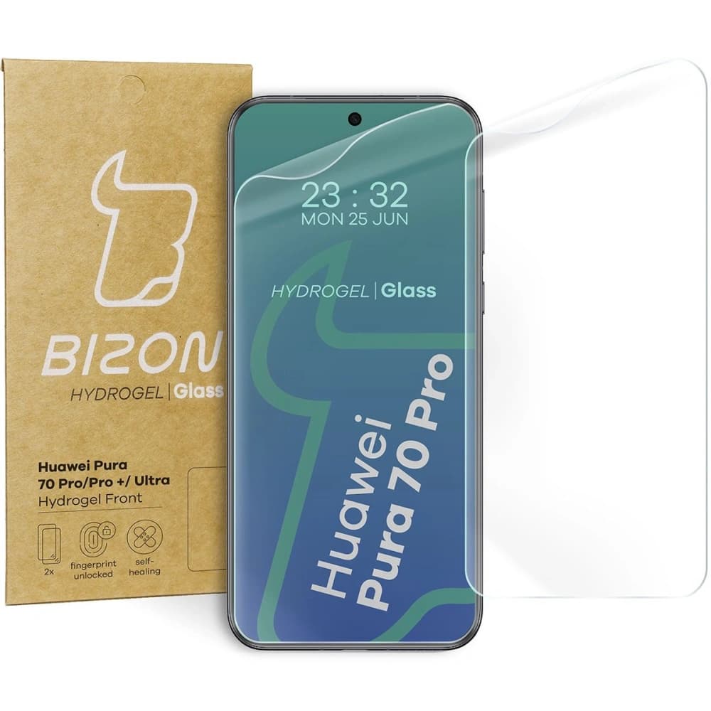 Bizon Glass Hydrogel Front Huawei Pura 70 Pro / Pro+ / Ultra [2 PACK] - 1