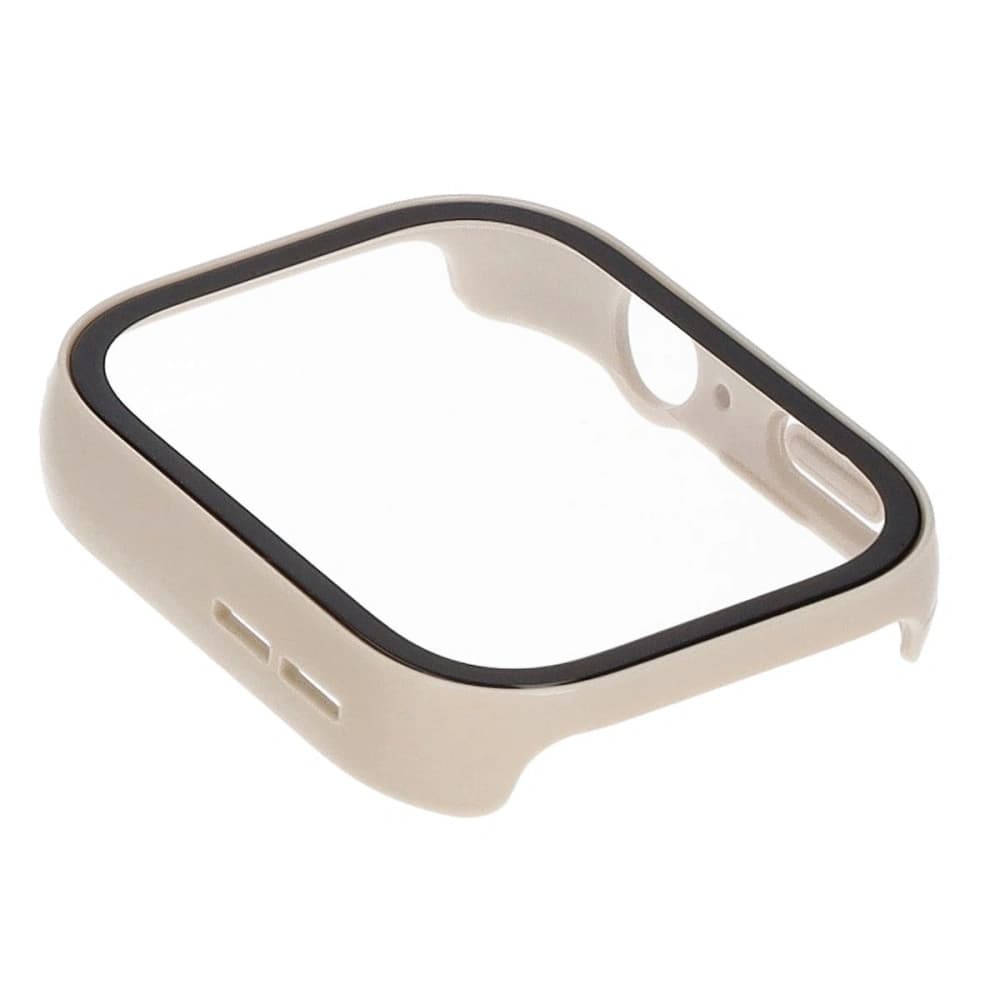 Bizon Case+Glass Uhr Huawei Watch Fit 3 beige - 3