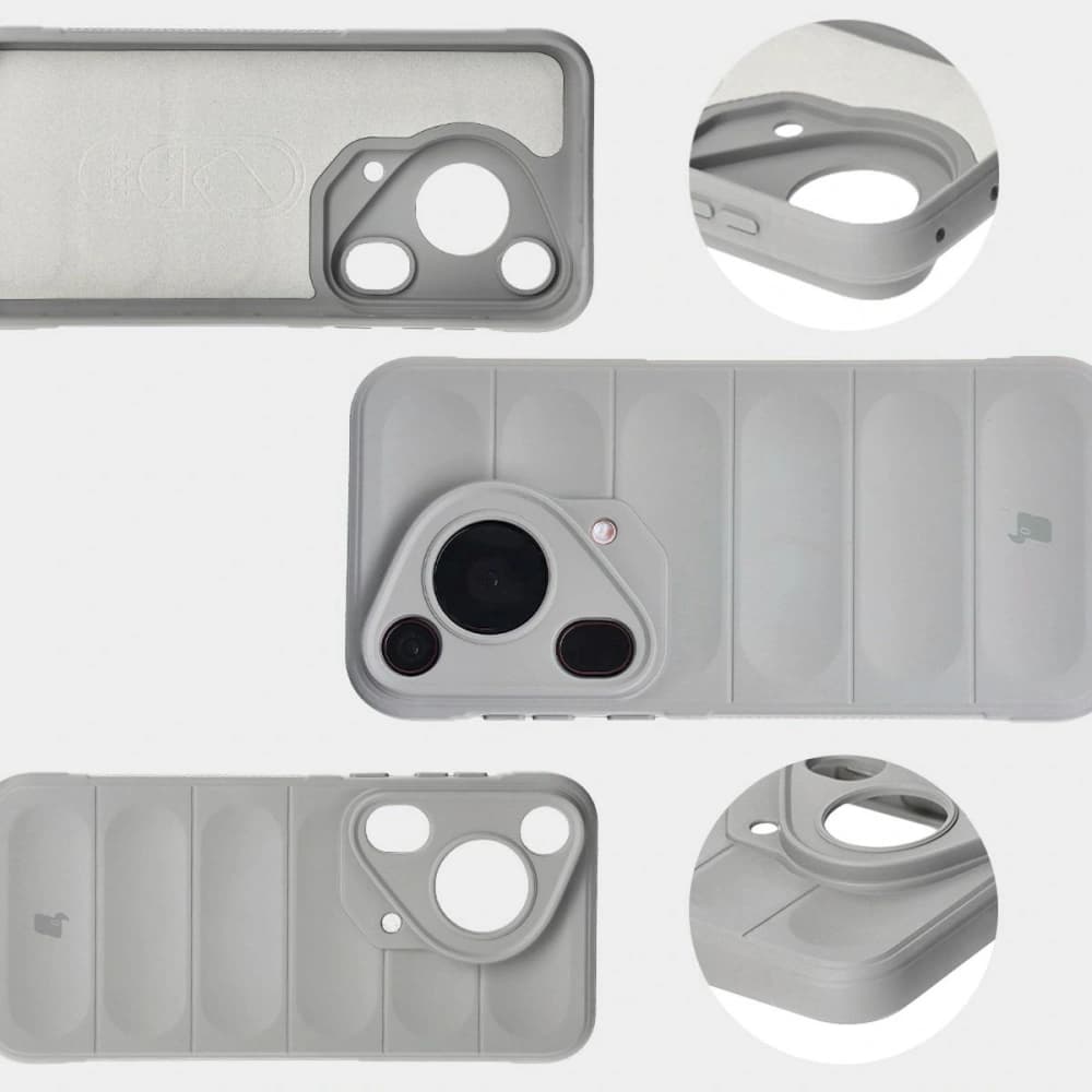 Bizon Case Tur Huawei Pura 70 Ultra gri deschis - 9