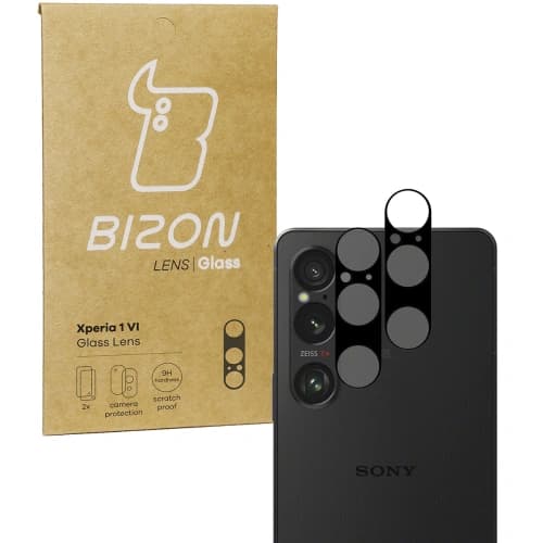 Szkło na aparat Bizon Glass Lens do Sony Xperia 1 VI [2 PACK]