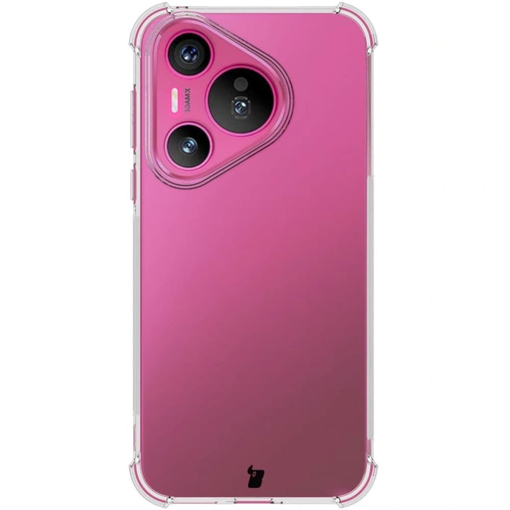 Bizon Case Clear Pack Hülle + 2x Schutzglas Huawei Pura 70 klar - 2