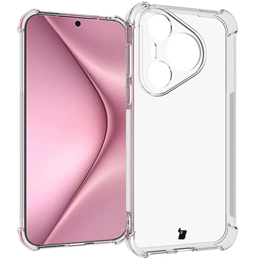 Bizon Case Clear Pack Hülle + 2x Schutzglas Huawei Pura 70 klar - 3