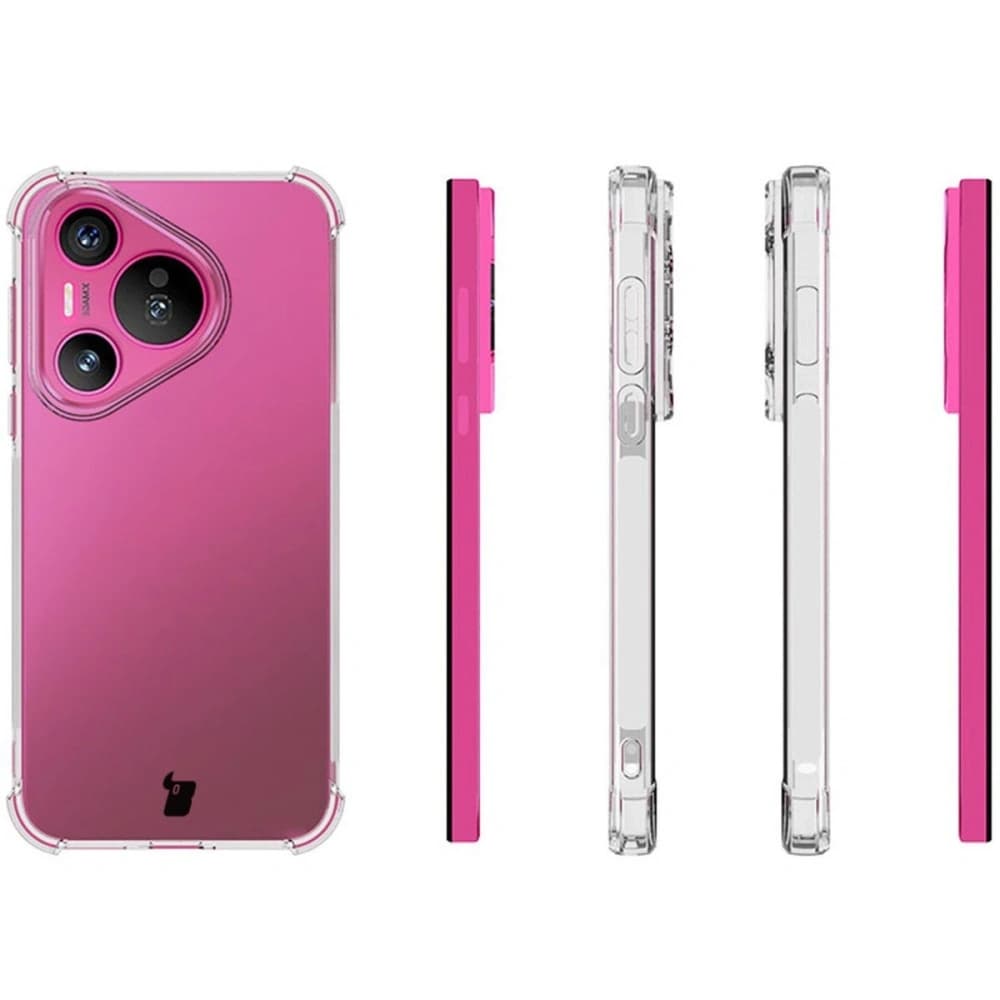 Bizon Case Clear Pack Hülle + 2x Schutzglas Huawei Pura 70 klar - 4